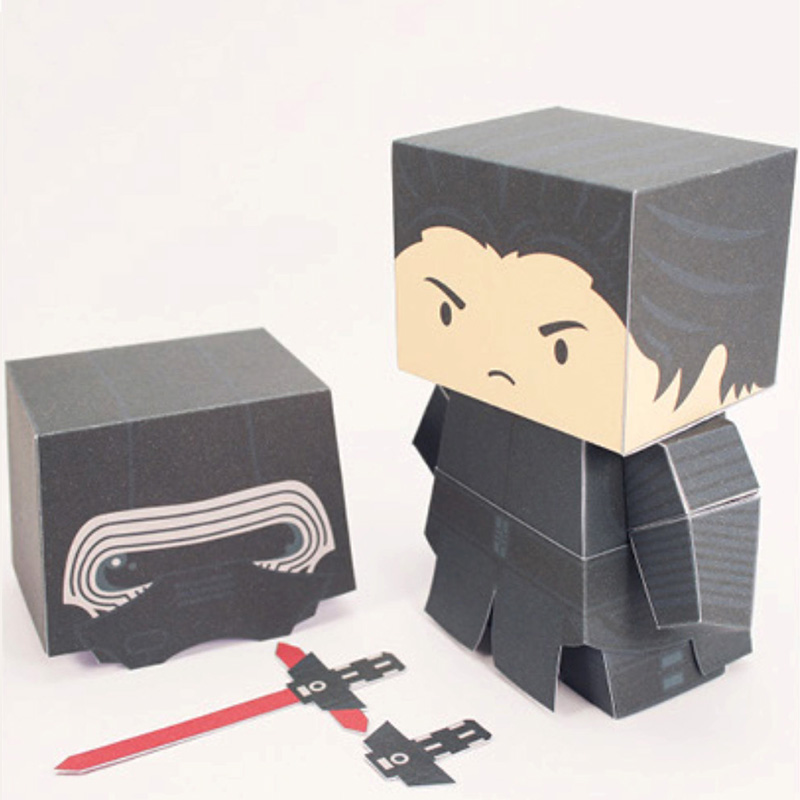 Art Craft Cardboard - 子供と大人のための紙のミニ3Dキューブ,手作りの紙のフィギュア,魅力的なアート,FC-011