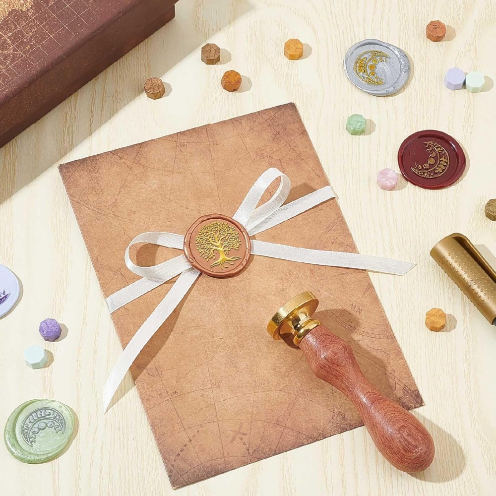 生命の木 ワックスシールスタンプ ヴィンテージ シーリングワ - Batik Wax Kit のレビューと価格