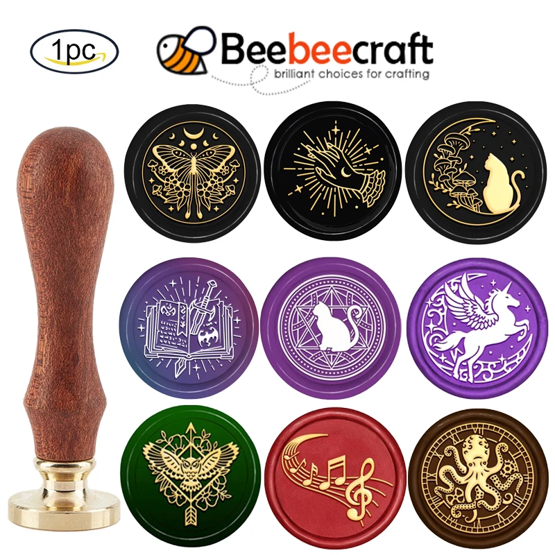 バタフライシールスタンプ,ハンドル付き真ちゅう製ヘッドスタン - Batik Wax Kit のレビューと価格