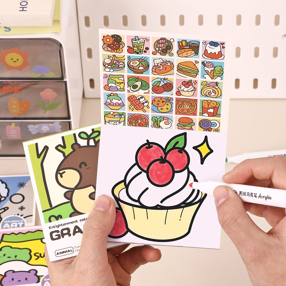 漫画ハンディぬりえブック 25 枚ミニ水彩ぬりえブックノート - Art Craft Notebook のレビューと価格