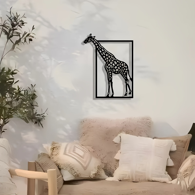 抽象的なキリンの金属製ウォールアート、ハロウィーンの装飾、エ - Art Craft Simple のレビューと価格