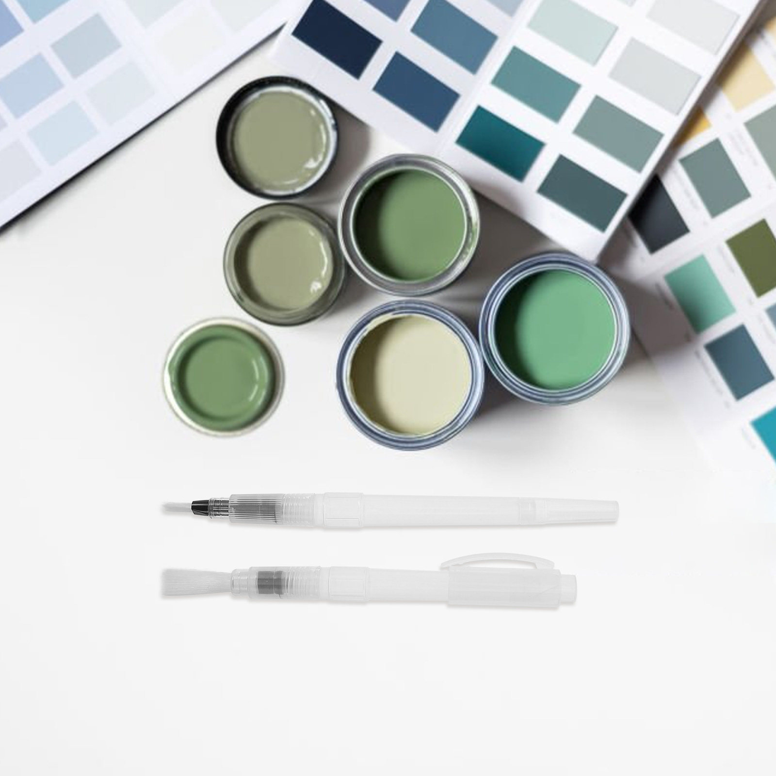 6本入り水彩ブラシペンセット、詰め替え可能なソフトチップ、D - Art Craft Blend のレビューと価格
