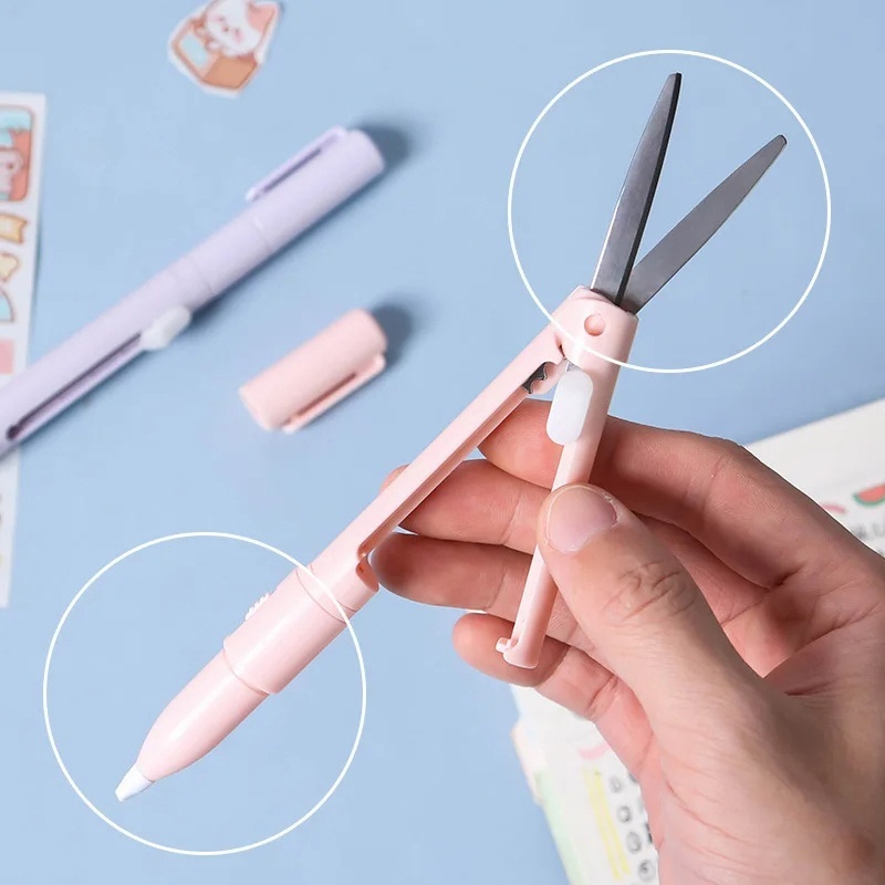 2 で 1 多機能折りたたみはさみペンナイフ付きペーパーカッ - Art Craft Stationery のレビューと価格