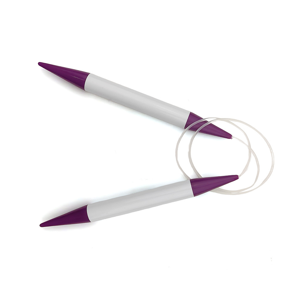 15 ミリメートル 80 ミリメートル丸針編み針編みツール明 - Knitting Needle Circular のレビューと価格