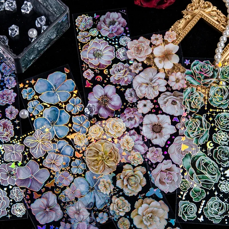 3 ピース/パック花フラットステッカー美的装飾スクラップブッ - Art Craft Stationery のレビューと価格