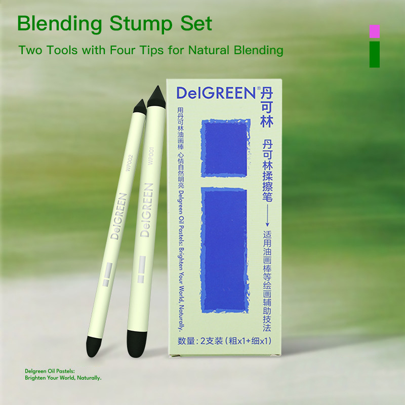 綿混紡スポンジブラシペンセット 2本入り 両頭式 洗えるスケ - Art Craft Blend のレビューと価格