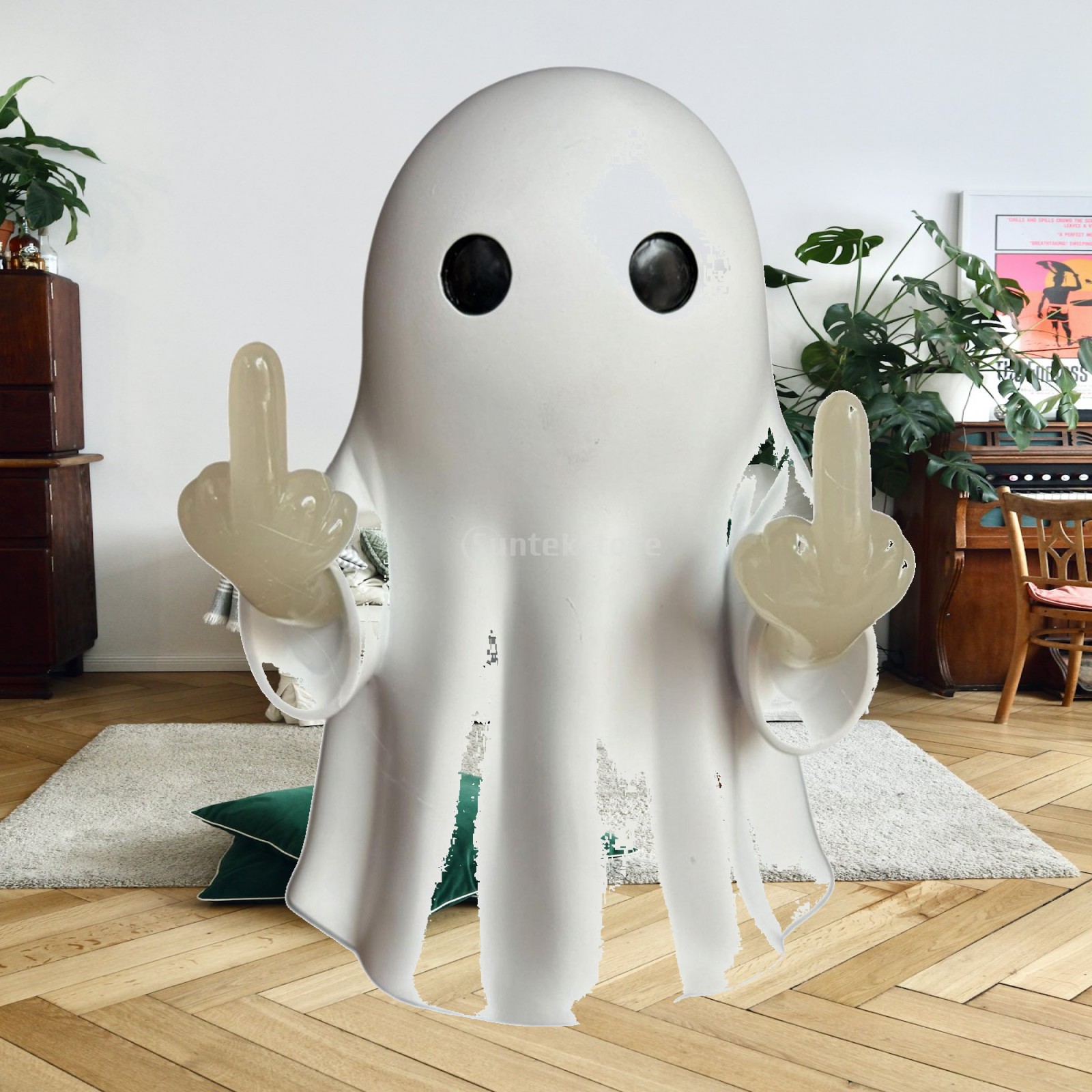 ハロウィンゴーストナイトライトゴーストフィギュア樹脂アートク - Art Craft Night のレビューと価格