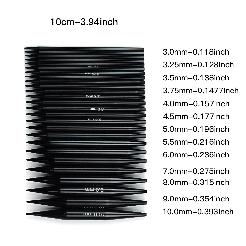 黒色の取り外し可能な円形酸化アルミニウム多機能セーター針、長 - Knitting Needle Circular のレビューと価格