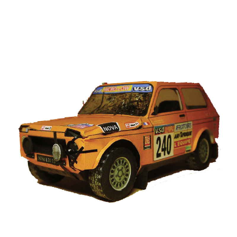 Lada niva 1985 1:32ダカール-ラリーレーシ - Art Craft Cardboard のレビューと価格
