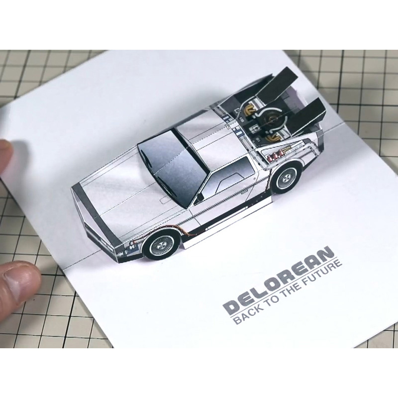 バック・トゥ・ザ・フューチャー」ポップアップカードDMC-1 - Art Craft Cardboard のレビューと価格
