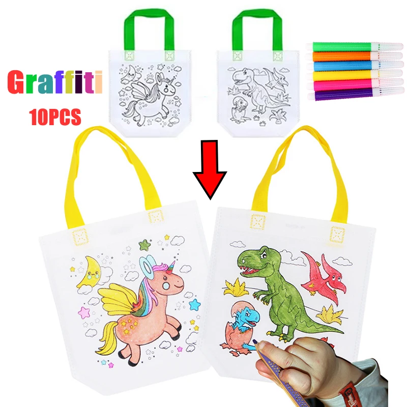 1-10 個セット DIY グラフィティバッグ マーカー付き - Art Craft Notebook のレビューと価格