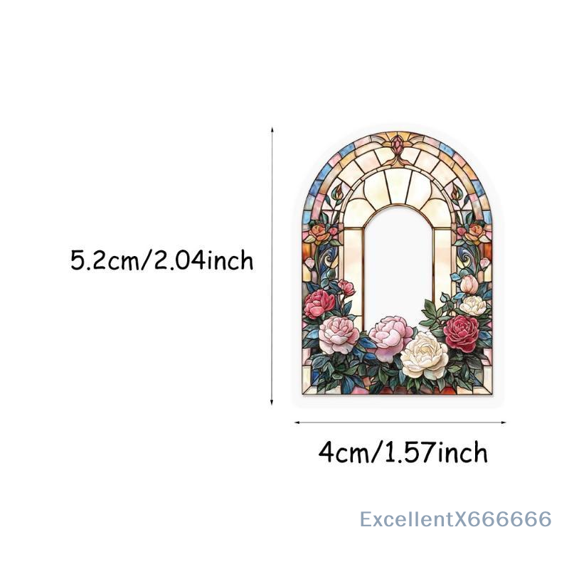 50枚入り ヴィンテージ花柄ステッカー 防水 スクラップブッ - Art Craft Notebook のレビューと価格