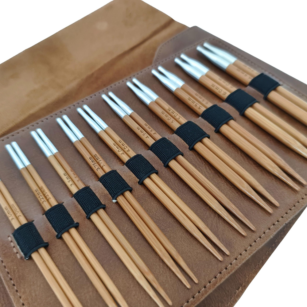 10組の竹製交換可能・取り外し可能な編み針 3.0-6.5m - Knitting Needle Circular のレビューと価格