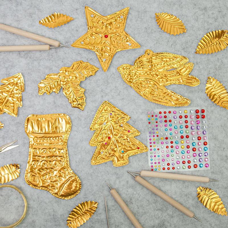 DIY金箔アートレリーフクリスマスデコレーション金銀装飾ペン - Art Craft Paper のレビューと価格