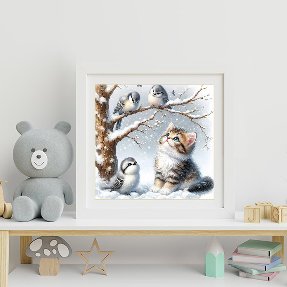 エバーシャイン猫ダイヤモンドモザイク動物DIY絵画ラインスト - Art Craft Winter のレビューと価格