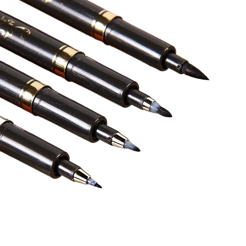 4 ピース/セット書道アートマーカーペンブラシペンアートマー - Art Craft Stationery のレビューと価格