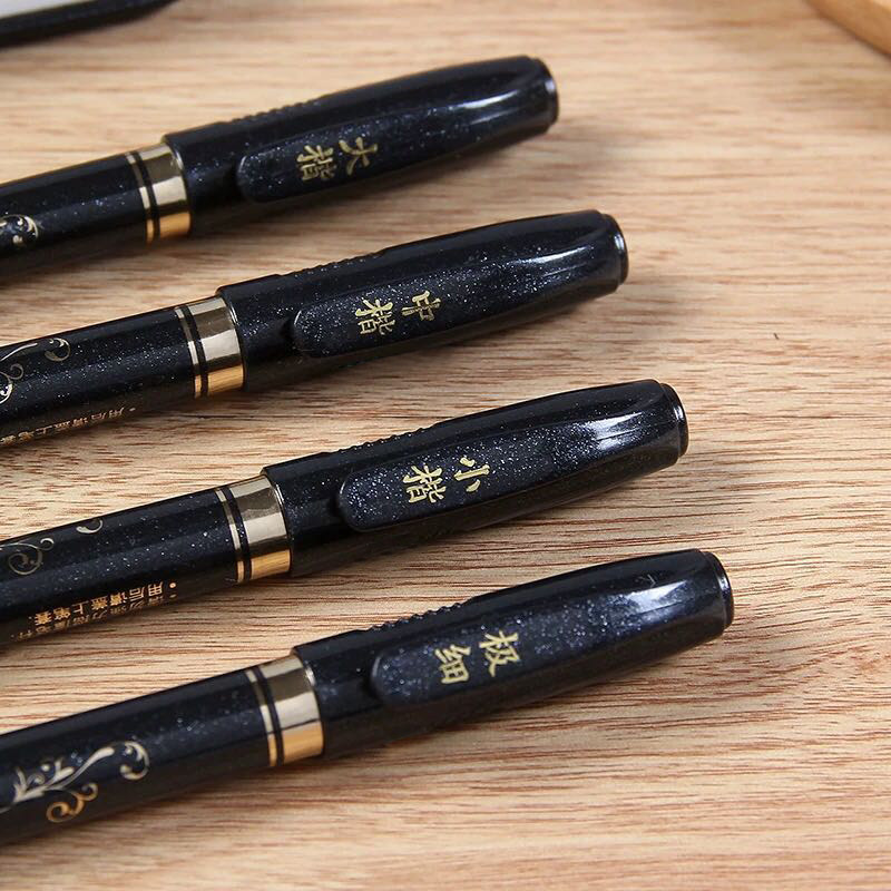 4 ピース/セット書道アートマーカーペンブラシペンアートマー - Art Craft Stationery のレビューと価格