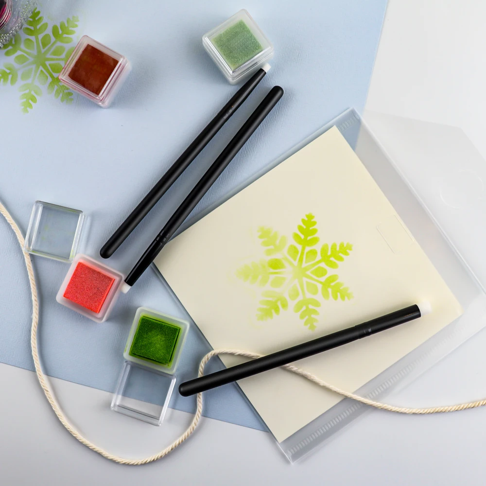 角度付き/フラットチップミニ詳細ブレンドブラシ大小インクブレ - Art Craft Blend のレビューと価格