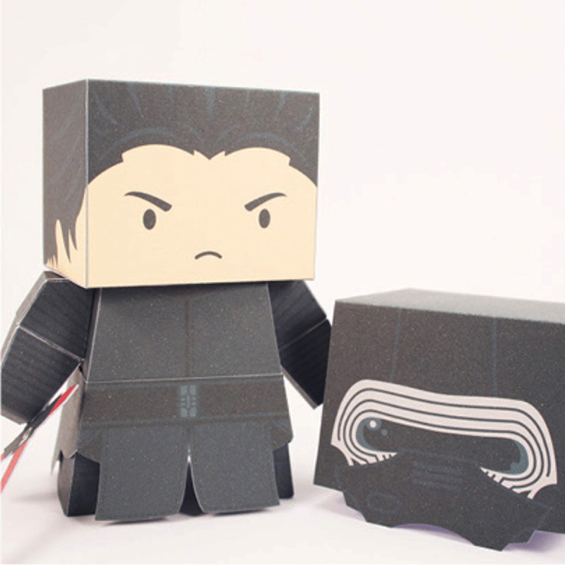子供と大人のための紙のミニ3Dキューブ,手作りの紙のフィギュ - Art Craft Cardboard のレビューと価格