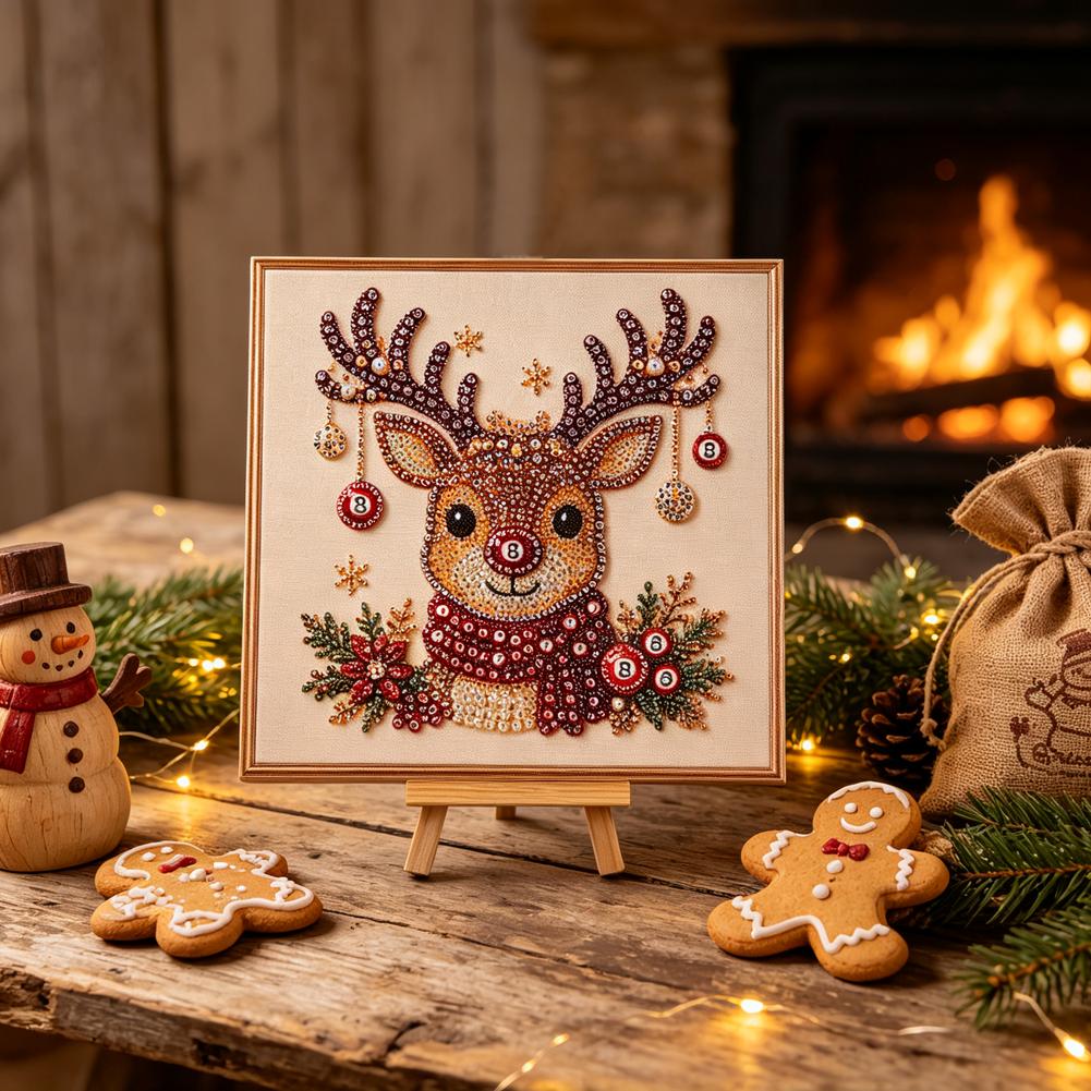 クリスマスパールダイヤモンドペインティングアートセット（フレ - Art Craft Party のレビューと価格