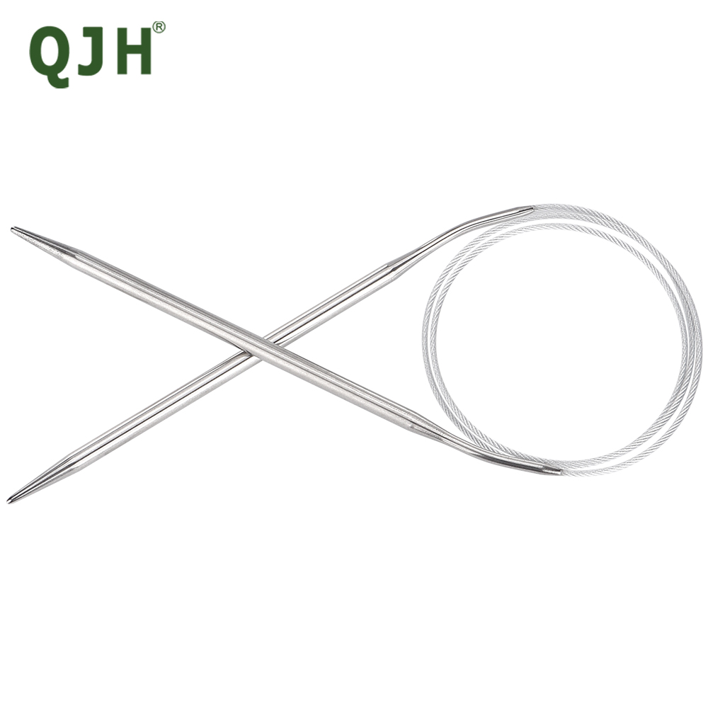 人間工学に基づいた固定丸編み針と定規が 1 つになった 1. - Knitting Needle Circular のレビューと価格