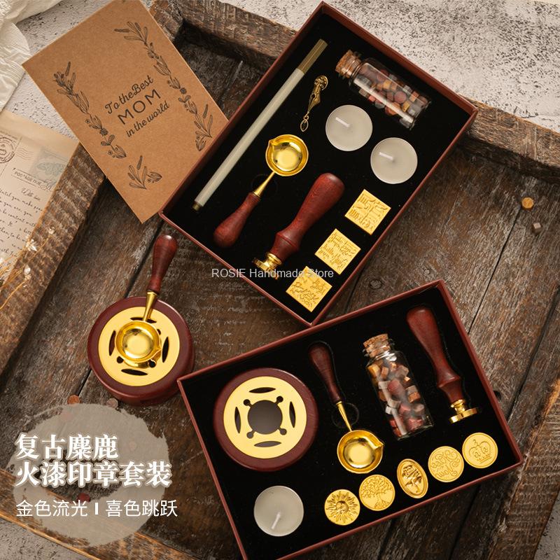 漆塗りのワックスシールスタンプセット,シーリングキット,クラ - Batik Wax Kit のレビューと価格