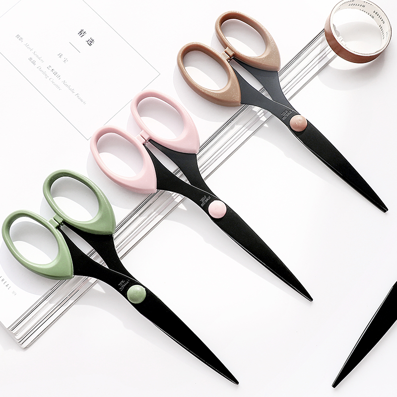 1-5 個モランディカラーはさみステンレス鋼の刃安全設計カッ - Art Craft Stationery のレビューと価格