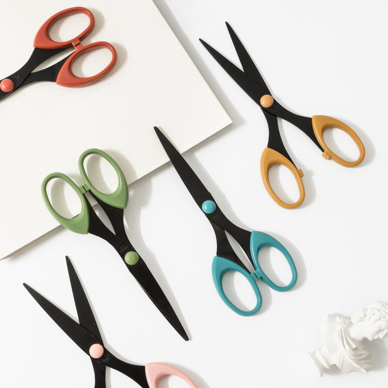 1-5 個モランディカラーはさみステンレス鋼の刃安全設計カッ - Art Craft Stationery のレビューと価格