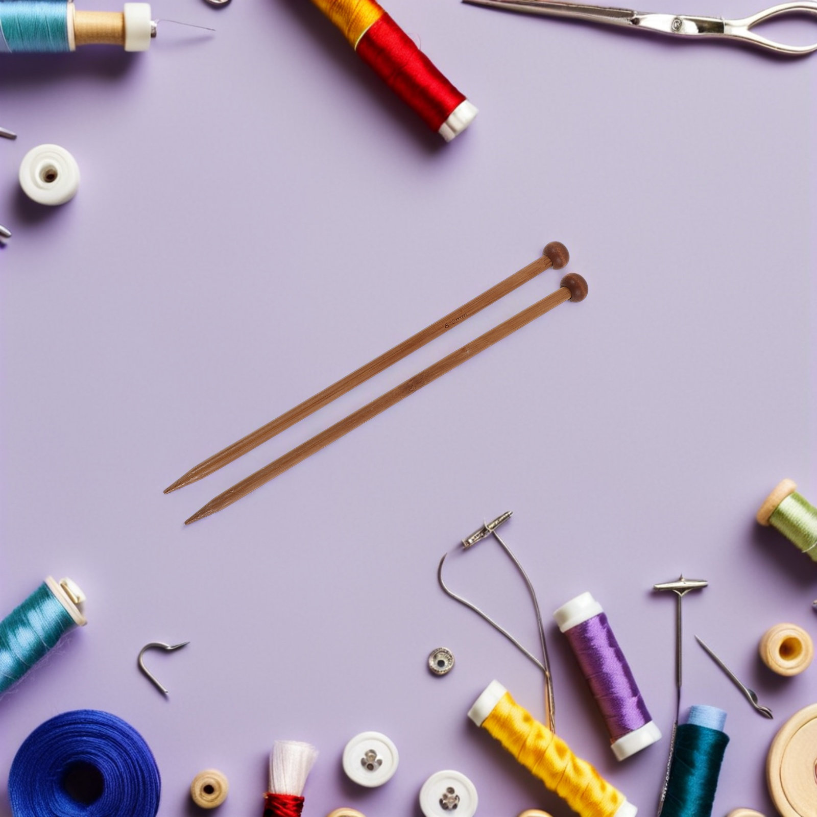 7ペアの木製円形二重針編み針セット、初心者向けDIYクラフト - Knitting Needle Circular のレビューと価格